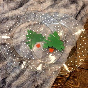 Christmas Tree Plates - Pair of 1988 Dayton Hudson plates